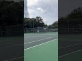 Old school 80s tennis forehand
