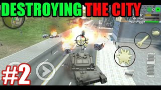 MILITARY TANK IN A BIG CITY || ROPE FROG NINJA HERO || 2020 #2 screenshot 4