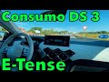 Cuánto consume el SUV eléctrico DS3 Crossback e-tense 2020? Prueba de consumo coche eléctrico MOTORK