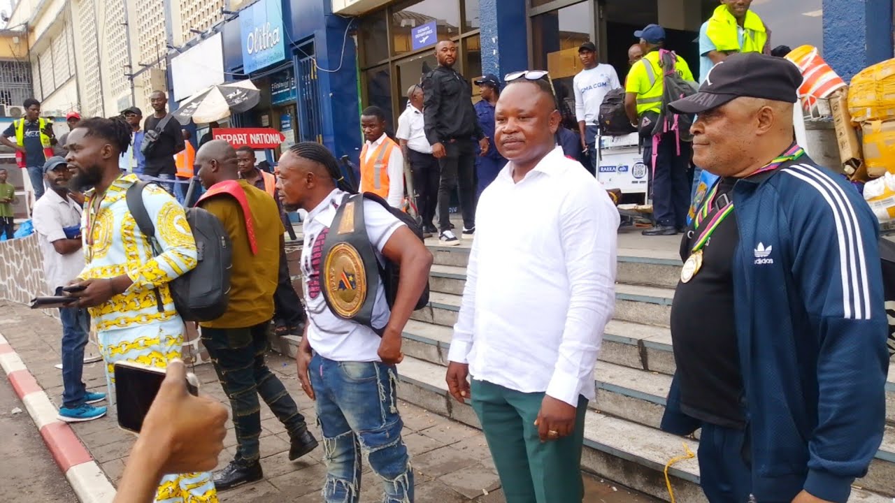 EYINDI ARRIVÉ YA BA CATCHEURS YA KASAÏ NA AÉROPORT YA NDJILI 