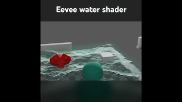 Eevee water shader (screen-space) #b3d #eevee