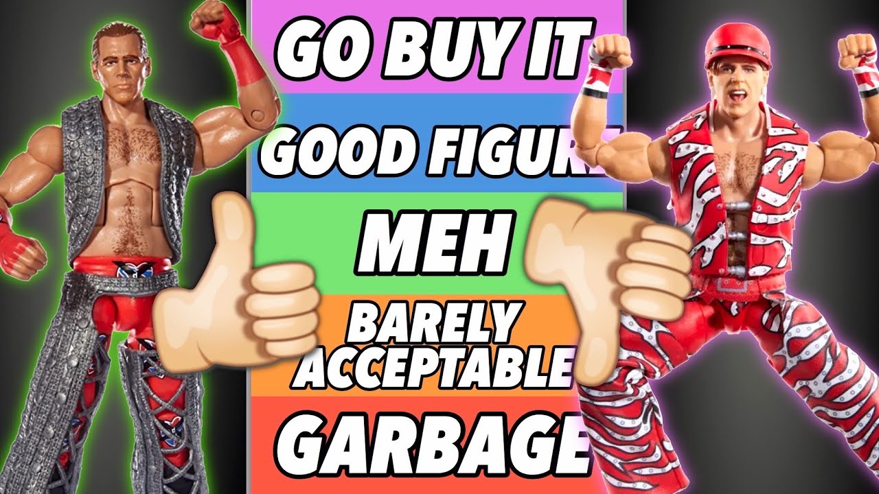 RANKING EVERY SHAWN MICHAELS ELITE ACTION FIGURE!