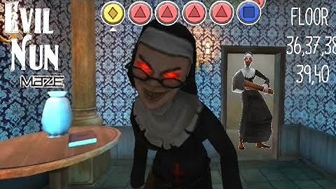Evil Nun Maze : Floor 36-40 Full Gameplay | Evil Nun Maze : Endless Escape Part 6 (Android/iOS)