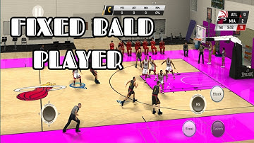 fixed bald player - how to change color of floor court