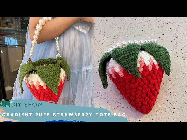 Crochet Strawberry Stitch Bag - Crochet Kingdom | Crochet strawberry,  Crochet handbags patterns, Crochet projects