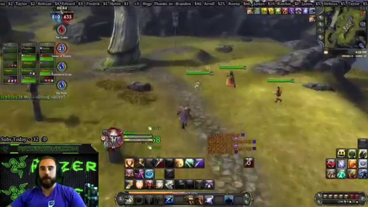 Bajheera - RIFT 2.7 Level 60 Warlord Warrior PvP - Rift Warfront Commentary