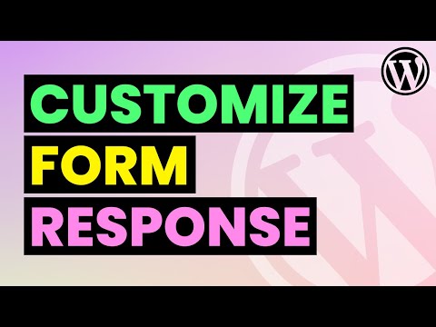 Display Form Response Above & Below in WordPress | Show Form Response Above Form