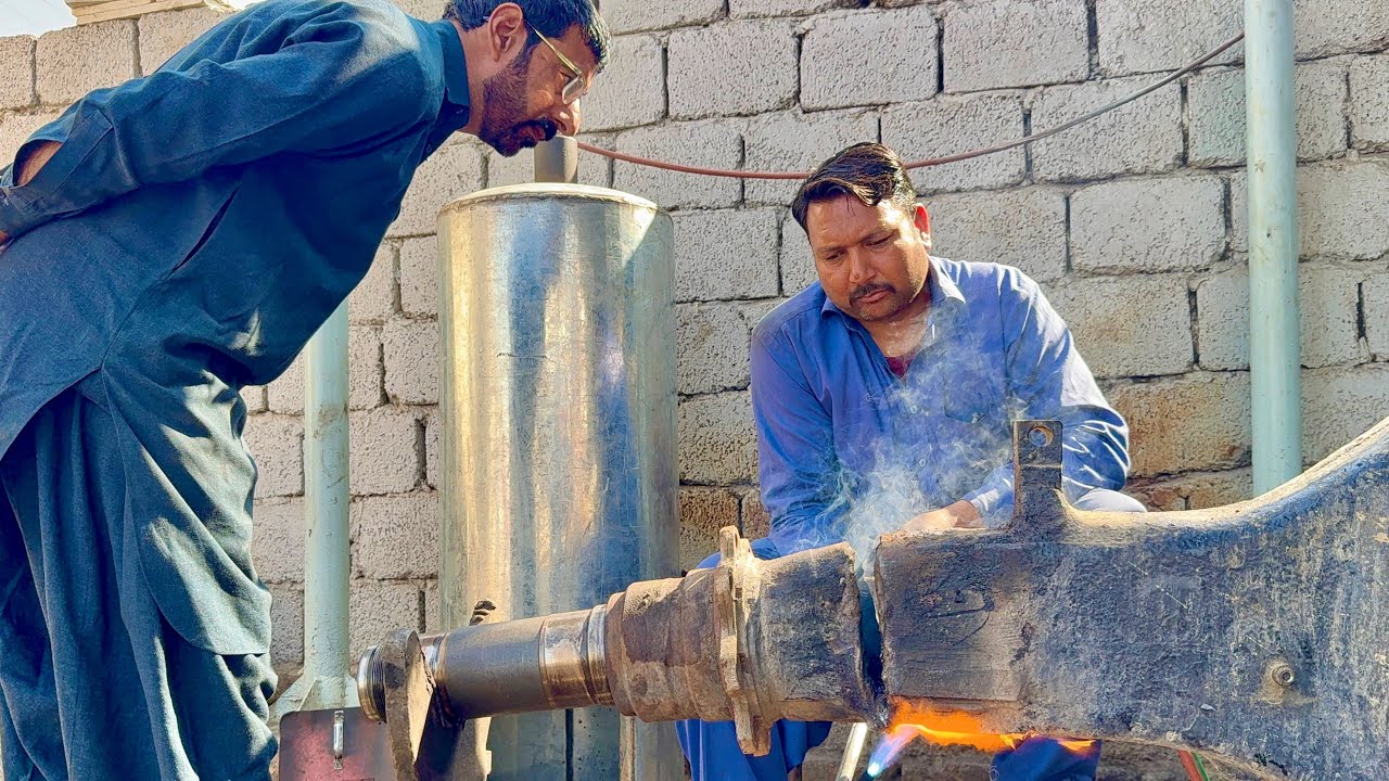 Truck Axle Failure in an Unknown Place – Full Repair Process