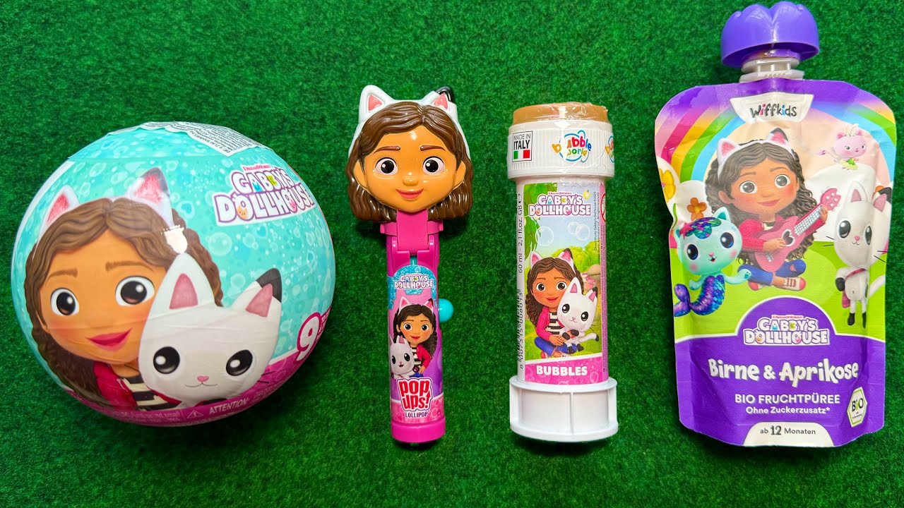 💘Satisfying GABBY DOLLHOUSE ASMR | Funny Zuru Surprise Egg | Lollipop and Toy Unboxing 