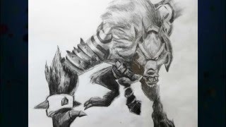 Warwick (league of legends)||by Art graphite