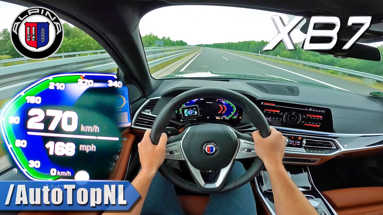 621HP ALPINA XB7 0-270KM/H POV on AUTOBAHN by AutoTopNL - YouTube