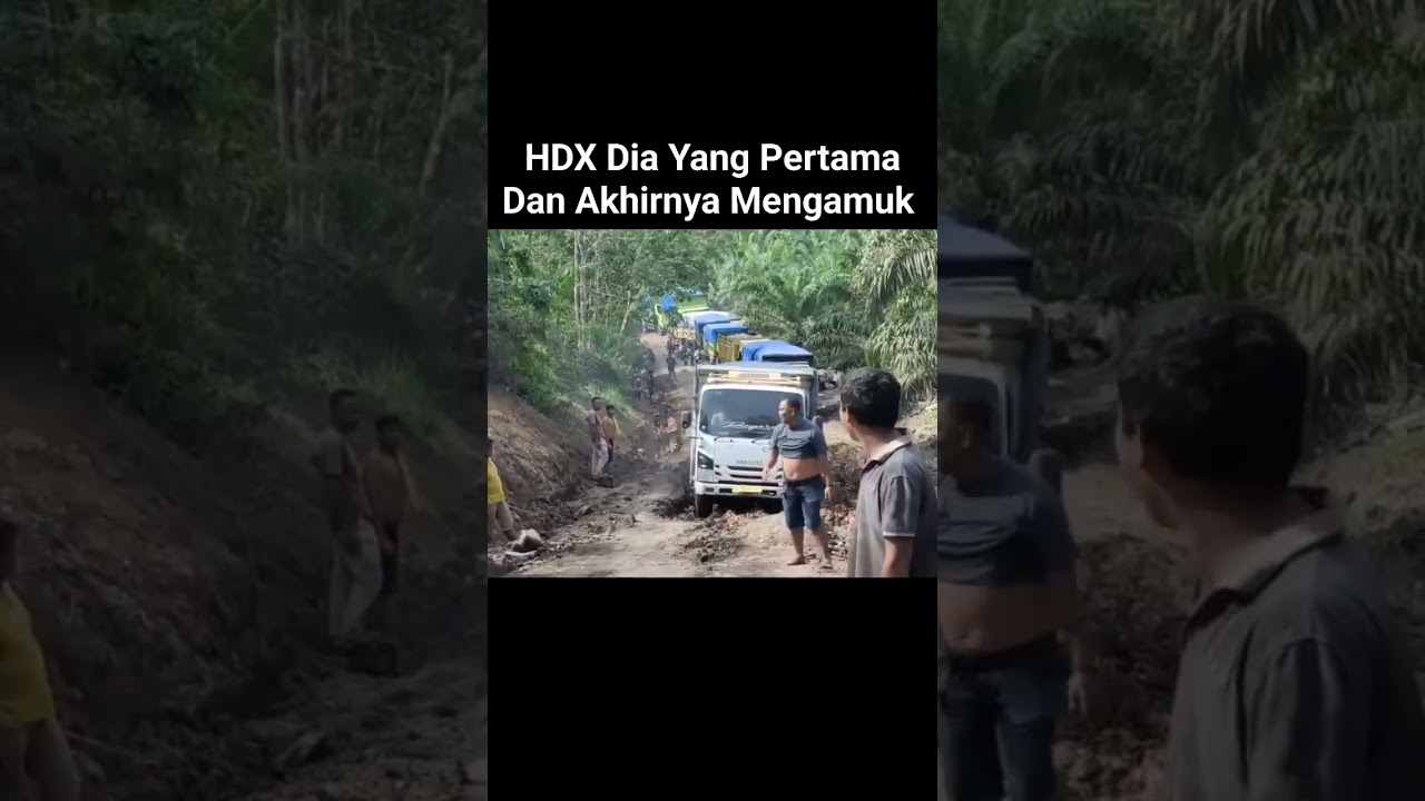 Canter hdx tunjukan taring di jalan berlumpur adu skil 💪