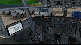 Test flight of Avitab EFB with IXEG B737-300 | X-Plane 11.30 | KBOS - KDCA