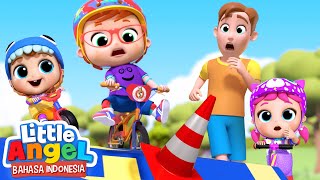 Belajar Naik Sepeda Sendiri Yuk! | Lagu Anak | Little Angel Bahasa Indonesia