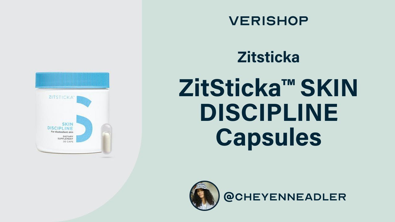 Zitsticka ZitSticka™ SKIN DISCIPLINE Capsules Review YouTube