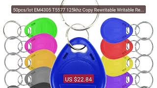 50pcs/lot EM4305 T5577 125khz Copy Rewritable Writable Rewrite... — Hot Deal 2026 | Limited Offer!