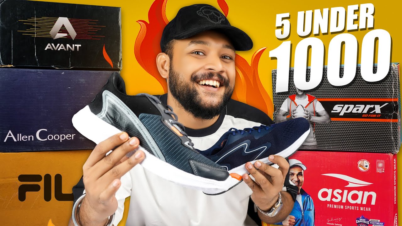 UNBOXING: 5 Best Shoes/Sneakers Under 1000 for Men 🔥 Amazon Shoes Haul ...