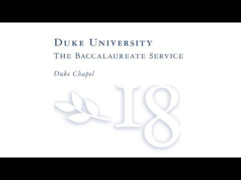 2018 Baccalaureate Service (Surnames A–H)