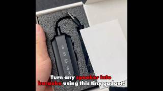 Plug into any AUX port - car, projector, or speaker - and get instant karaoke.