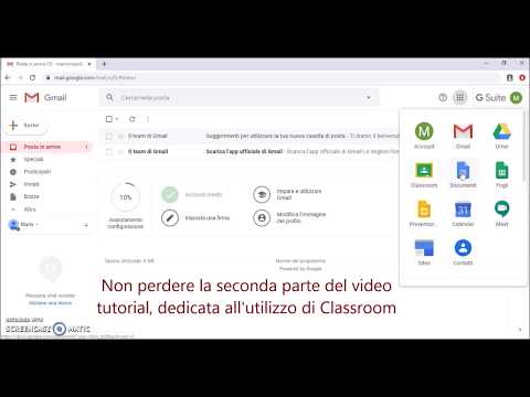 Primo accesso a Gsuite - Parte 1 di  2