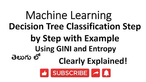 [AI-TE-7]Decision Tree Classification from scratch in telugu(sklearn )