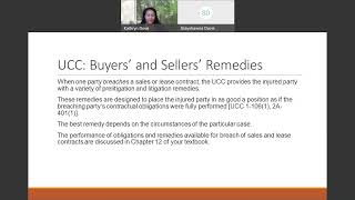 Module 2 Live Session - UCC Contract Remedies