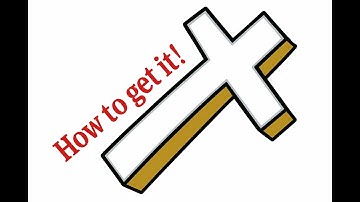 How to get the big cross in Roblox (Bendy and the ink Machine)