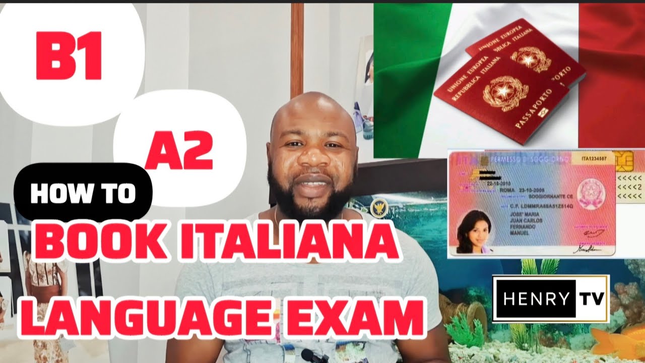 How to book A2 and B1 italian language exams.