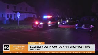 Suspect in custody after officer shot in Romeoville; shelter-in-place order lifted