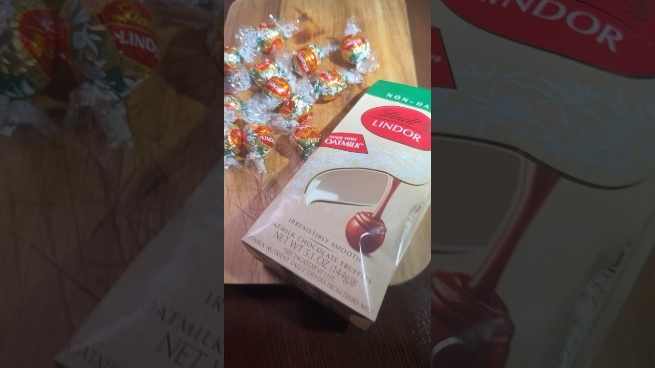 Lindt Lindor Oatmilk Truffles Dairy Free Vegan