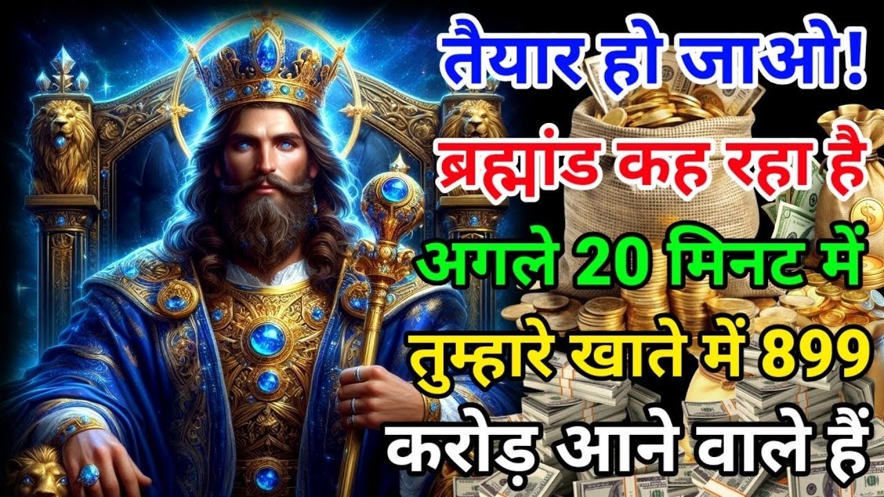 ✅तैयार हो जाओ ! ब्रह्मांड कह रहा है- अगले 20🌌 मिनट में तुम्हारे खाते में 899 करोड़ आने वाले हैं