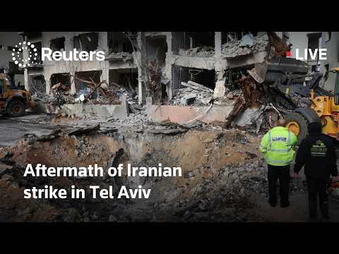 LIVE: Aftermath of Iranian strike in Tel Aviv