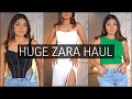 I SPENT RS. 25000 IN ZARA !!! CLOTHING HAUL | cute crop tops, dresses, bottoms