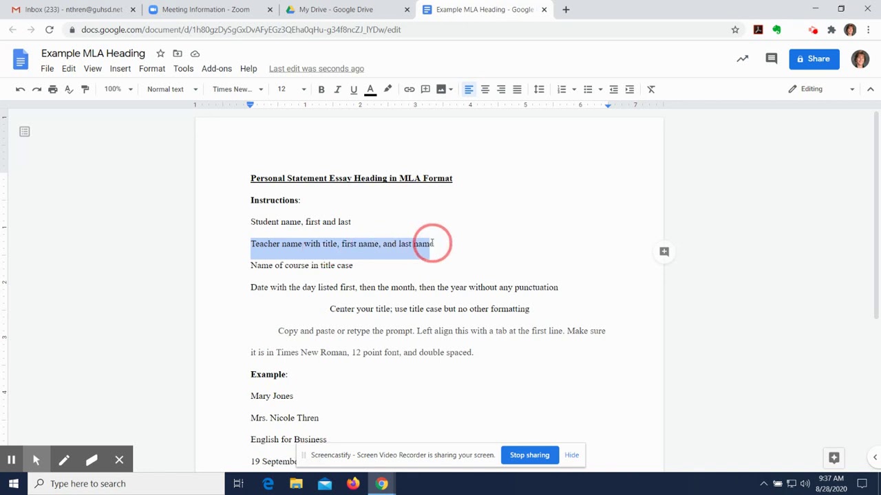 Thesis numbering headings picture