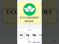Eco-Friendly Brand Logo Design 🌍 | Sustainable & Green Logo Ideas | Day 32
