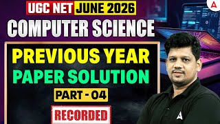 UGC NET Computer Science | UGC NET Computer Science Previous Year Paper Solution By Mayank Sir