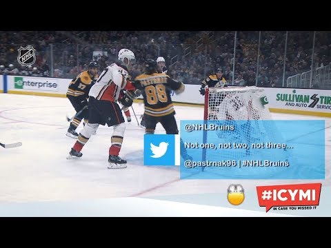#ICYMI   Pastrnak scores four thumbnail