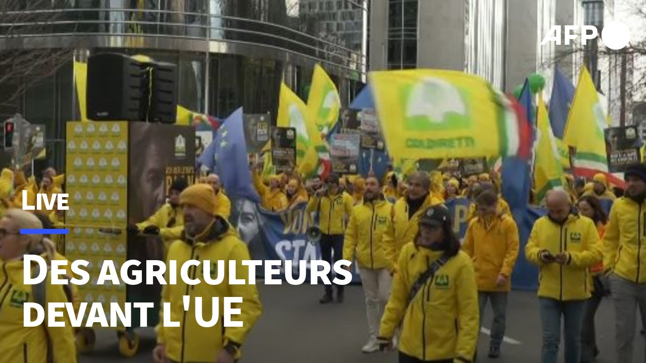 🔴 LIVE - Mobilisation agricole à Bruxelles  I AFP