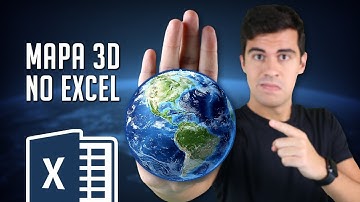 Impressione com um Gráfico de Mapa 3D no Excel