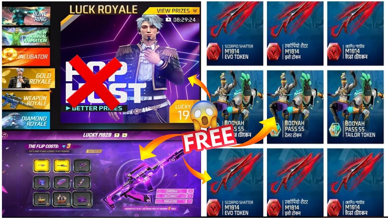 Project Crimson All Free Rewards/ Free Fire New Event/Free Fire New Event Today