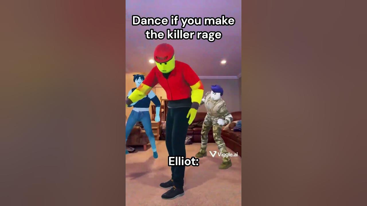 Dance if you make the killer rage😭 #forsaken