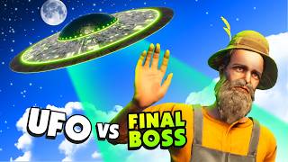 Can an Alien UFO Defeat the FINAL BOSS in Goat Simulator 3!