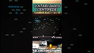 Celebrity Atari Centipede Levels 1-15 Hard Mode Longplay ☆ Atari Flashback Blast Vol 1 Wealth