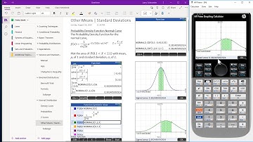 HP Prime Onenote Nonstandard Means and Standard Deviations