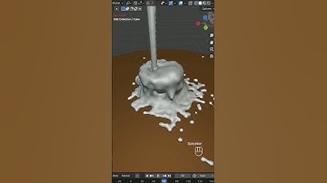 Fluid simulation in blander 1 Minute #shorts #shortvideo #youtubeshorts #youtube #youtubeshort