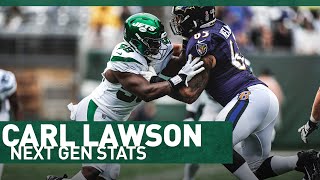 Inside Carl Lawson's Jets Debut | Next Gen Stats | The New York Jets | NFL