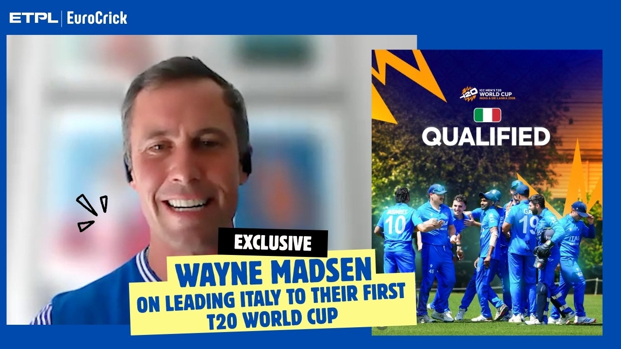 Exclusive Interview: Wayne Madsen on Leading Italy to Their First T20 World Cup,  ETPL and more