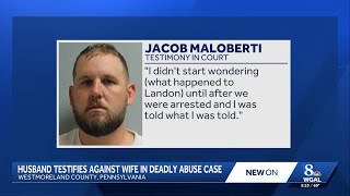 Husband testifies against wife in Pennsylvania trial over adopted son's death