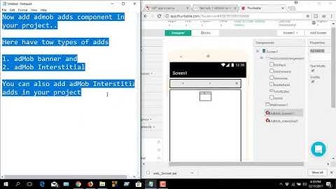 How to Monetize your apps with ADMOB   How to make money with app inventor    YouTube360P