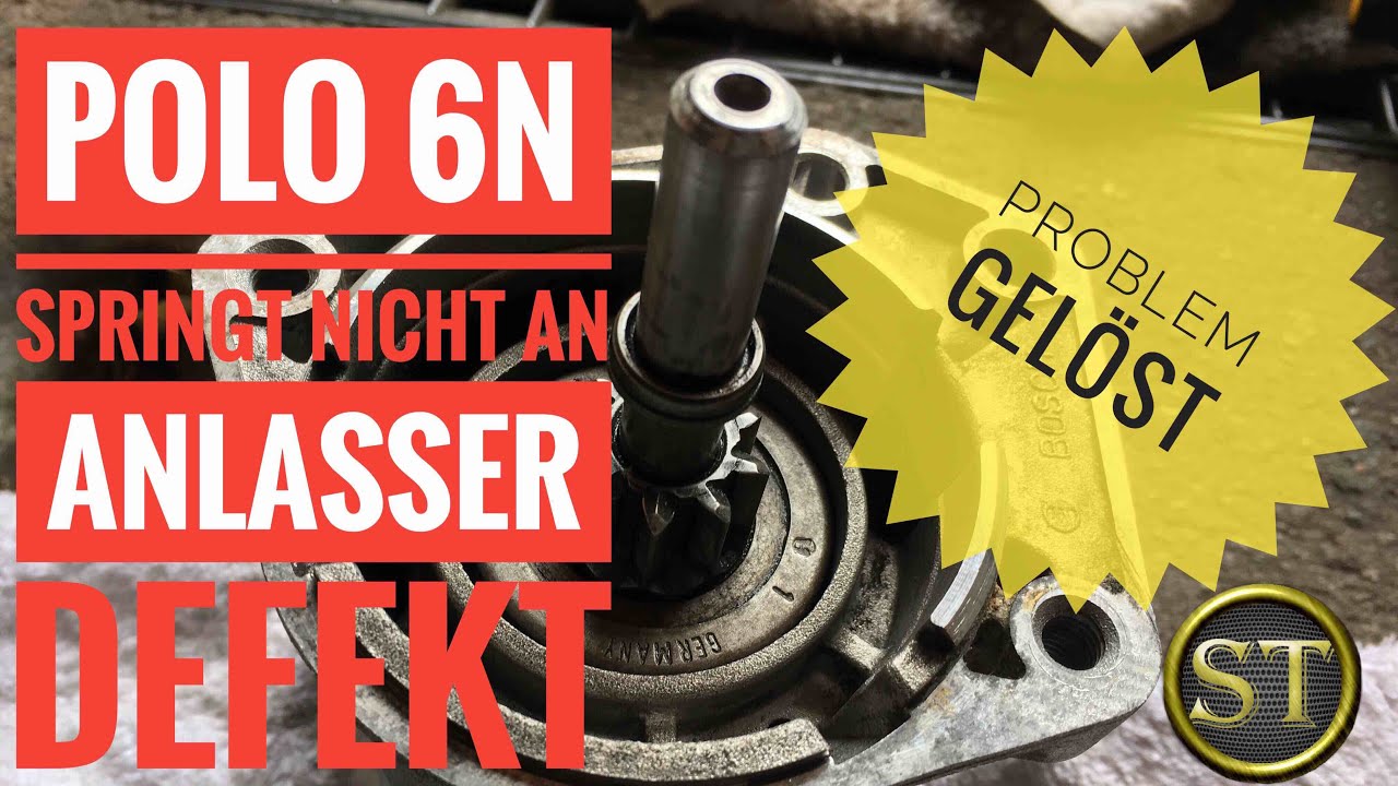 Auto springt nicht immer an Anlasser dreht nach Problem gelöst